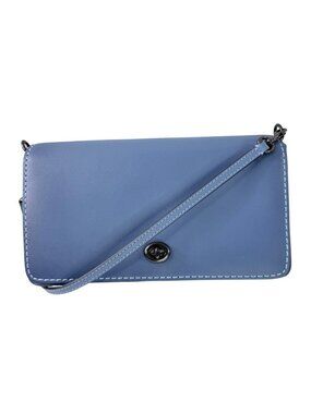 Coach 1941 Dinky Blue Glovetanned Leather Crossbody Bag